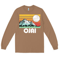 Toasted Coconut ojai california mountains & sun retro 80s graphic Long Sleeve Tee - linhVisuals