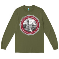 Army Green csu chico seal Long Sleeve Tee - linhVisuals