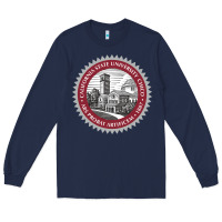Navy csu chico seal Long Sleeve Tee - linhVisuals