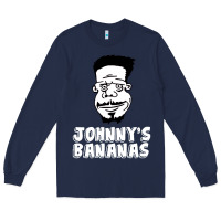 Navy johnny's bananas Long Sleeve Tee - linhVisuals