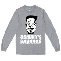 Heather Grey johnny's bananas Long Sleeve Tee - linhVisuals