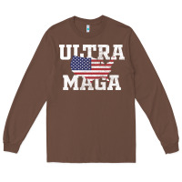 Chestnut ULTRA MAGA Long Sleeve Tee - linhVisuals