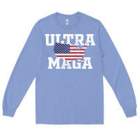 Colony Blue ULTRA MAGA Long Sleeve Tee - linhVisuals