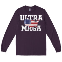 Plum ULTRA MAGA Long Sleeve Tee - linhVisuals