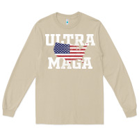 Mushroom ULTRA MAGA Long Sleeve Tee - linhVisuals