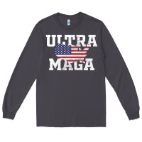 Smoke ULTRA MAGA Long Sleeve Tee - linhVisuals