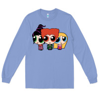 Colony Blue power puff girls Long Sleeve Tee - linhVisuals