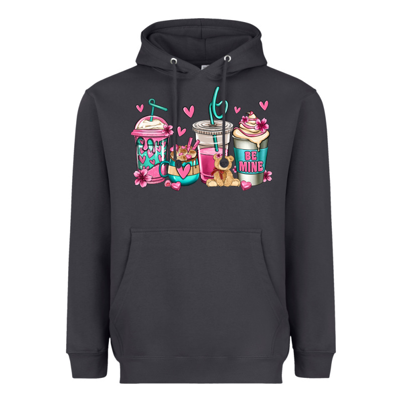 Valentines Day Coffee Heavyweight Hoodie by Jasminsmagicworld | Teevron