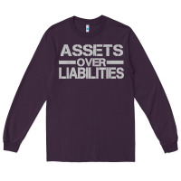 Plum assets over liabilities mens t shirt Long Sleeve Tee - linhVisuals