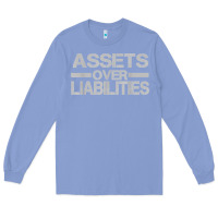 Colony Blue assets over liabilities mens t shirt Long Sleeve Tee - linhVisuals