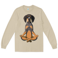 Mushroom yoga fitness bluetick coonhound dog 363 bodybuilding Long Sleeve Tee - linhVisuals