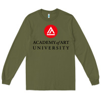 Army Green academy of art, college design Long Sleeve Tee - linhVisuals
