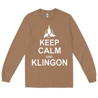 Toasted Coconut keep calm and klingon Long Sleeve Tee - linhVisuals