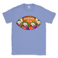 Colony Blue American Football Floral Classic Tee - CowCowDesign