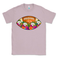Lilac American Football Floral Classic Tee - CowCowDesign