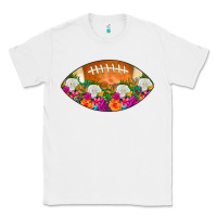 White American Football Floral Classic Tee - CowCowDesign