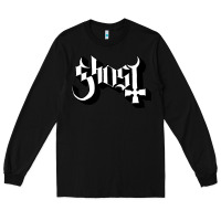 Black ghost Long Sleeve Tee - linhVisuals