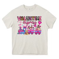 Cream valentine express olivia Heavy Core Tee - OliviaCreatesArt