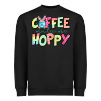 Black coffee makes me hoppy easter Heavyweight Sweatshirt - Jasminsmagicworld