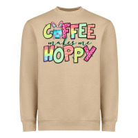 Coffee Makes Me Hoppy Easter Heavyweight Sweatshirt | Teevron