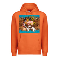 Carrot western farm cow pig rooster chick farm chicken barn Premium Hoodie - Artiststas