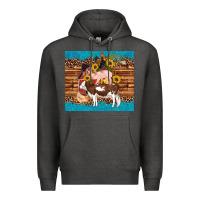 Western Farm Cow Pig Rooster Chick Farm Chicken Barn Premium Hoodie | Teevron