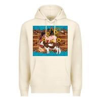 Tofu western farm cow pig rooster chick farm chicken barn Premium Hoodie - Artiststas