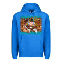 True Royal western farm cow pig rooster chick farm chicken barn Premium Hoodie - Artiststas
