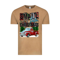 Vintage Camel Small Town Christmas Vintage Tee - FaDigitalArtStudio