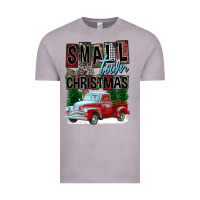 Vintage Zinc Small Town Christmas Vintage Tee - FaDigitalArtStudio