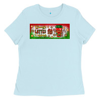 Baby Blue flannels lattes leggings Ladies Tee - BundleAndBundleShop