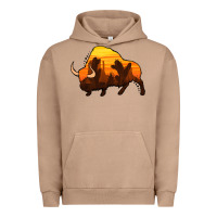 Pigment Burro western bison Urban Hoodie - Jasminsmagicworld