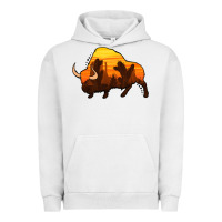 Pigment Lunar Rock western bison Urban Hoodie - Jasminsmagicworld