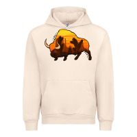 Western Bison Urban Hoodie | Teevron