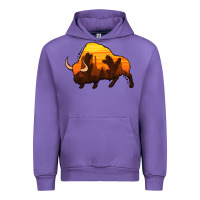 Tulip western bison Urban Hoodie - Jasminsmagicworld