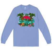 Colony Blue Summer Long Sleeve Tee - CowhideDigitalArt