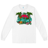 White Summer Long Sleeve Tee - CowhideDigitalArt
