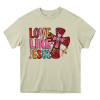 Mossy love like jesus Heavy Core Tee - OliviaCreatesArt