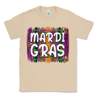 Mushroom mardi gras fleur de lis brush stroke Classic Tee - Artiststas