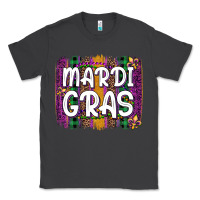 Smoke mardi gras fleur de lis brush stroke Classic Tee - Artiststas