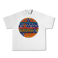 Lunar Rock african fabric pattern round earrings Urban Heavy Tee - BundleAndBundleShop