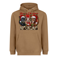 Toasted Coconut Merry Christmas Heifers Heavyweight Hoodie - RanaPortraitStore