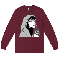 Burgundy Tori Heart Spring Heartstopper Long Sleeve Tee - linhVisuals