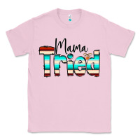 Bubblegum Pink Mama Tried Classic Tee - CowCowDesign