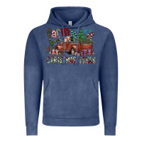 Vintage Denim fram fresh christmas trees Vintage Hoodie - SublimationCraftShop
