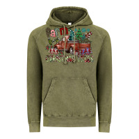 Vintage Olive fram fresh christmas trees Vintage Hoodie - SublimationCraftShop
