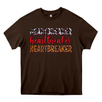 Chocolate Brown heartbreaker olivia Heavy Core Tee - OliviaCreatesArt