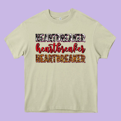 Heartbreaker Olivia Heavy Core Tee Designed By Oliviacreatesart