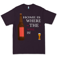 Plum HOME IS WHERE THE WINE IS Premium Tee - Bettercallsaul