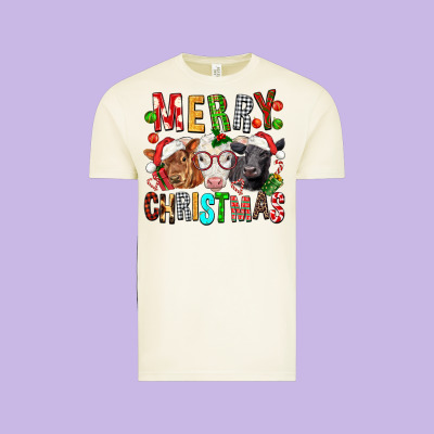 Merry Christmas Calfs Vintage Tee Designed By Fadigitalartstudio